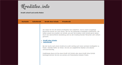 Desktop Screenshot of kreditfee.info